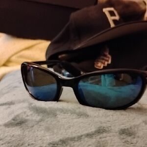 Costa Harpoon 580's Black and Blue Sunglasses